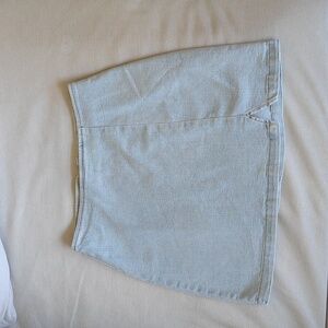 Light Wash Denim Mini Skirt Women's Size 2 Wild Fable
